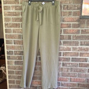 Women's Olive Green Trousers